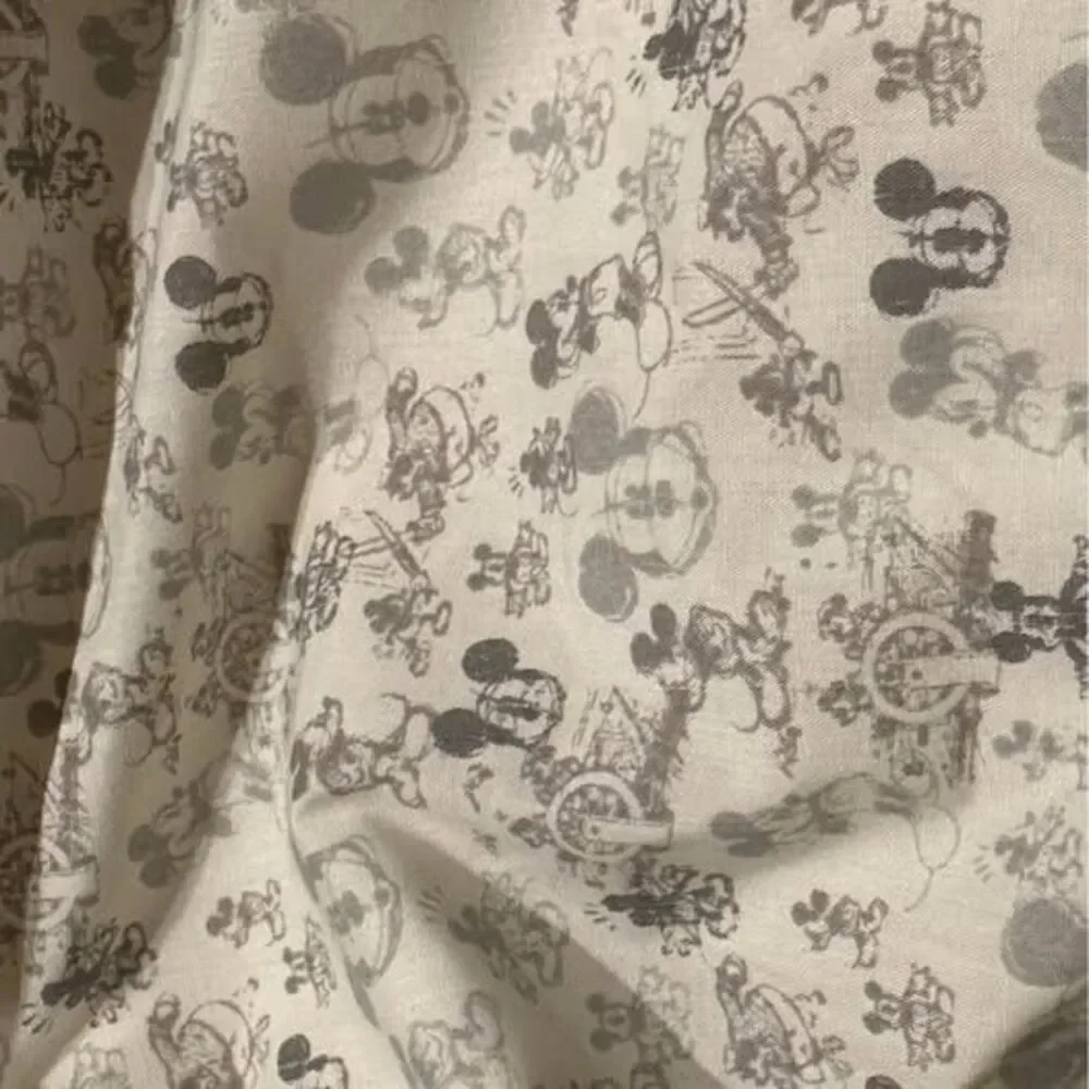 Disney Mickey Mouse Canvas Shopping Bag NEW